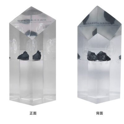 Custom High-End Translucid Epoxy Resin Enterprise Gifts and Souvenir