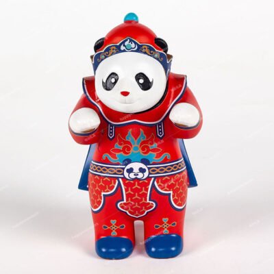 Creative Gift Hand Painting Small Lovely Panda Resin Souvenir