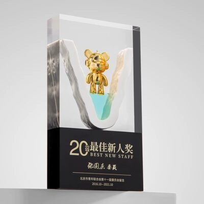 Custom Elegant Resin Trophy For Events