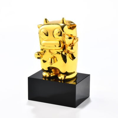Golden Robotic Animal Character Awards and Trophies