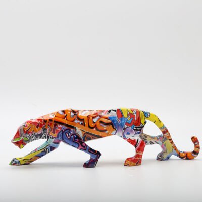 Creative Colorful Ornament Leopards