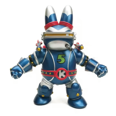 Custom Soft Pvc Vinyl Figure Toy Blue Robot