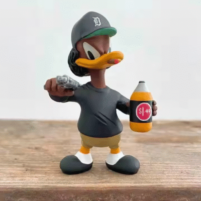 Professional Custom Vinyl PVC Duck Action Figure Art Design Toy