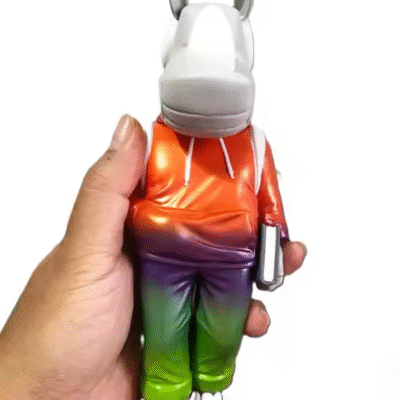 Custom 3D Unisex PVC Toy Figure Street Artist Figurine