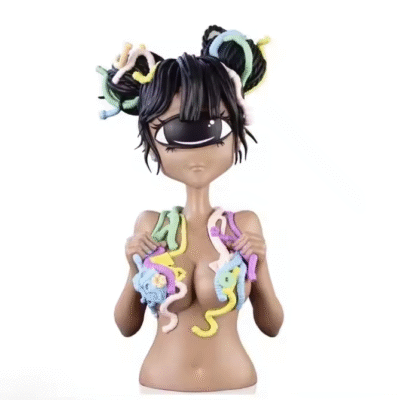Custom 3D Urban PVC Action Figures Sexy Design Urban Vinyl Toys