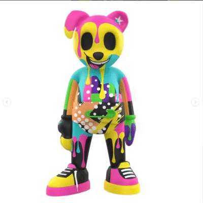 Custom Plastic 3D Printing Figurine Model Colorful Anime Action Toy Figures