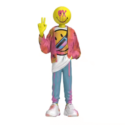 Custom 3D PVC Urban Collectible Art Pop Figurine Unisex Urban Vinyl Toy