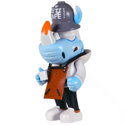 Custom 3D Rhinoceros Figure Plastic Toy Rhino Figure PVC Animal Action Toy
