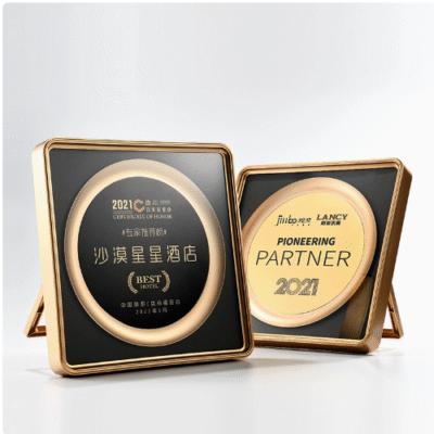 Highlight Teamwork With Collaborative Award Solutions And Matching Trophies