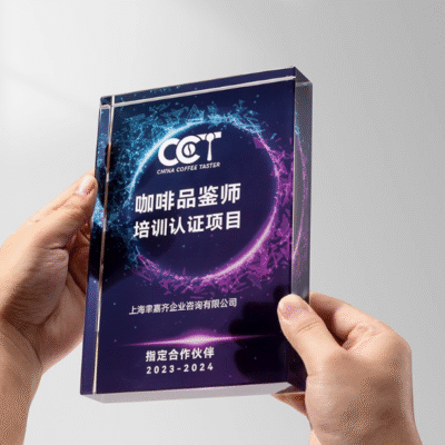 Full Color Customized Printing Trophy Award for Annual Honor Ceremony